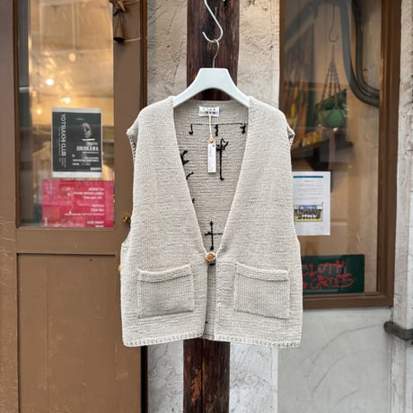 ンニット NKNIT hand knitting stripe セーター ②