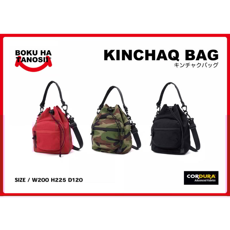 KINCHAQ BAG 【BOKU HA TANOSII】 | CLOTH+CROSS