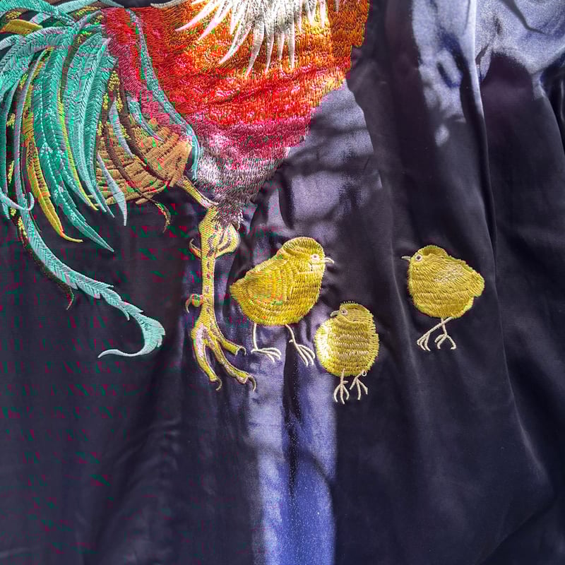 BRU NA BOINNE Chicken Heart 刺繍スカジャン BRU NA BOINNE Chicken Heart 刺繍スカジャン