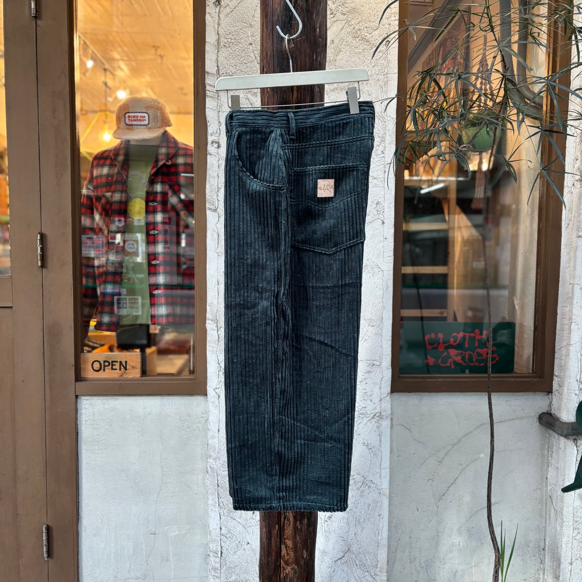 P-029 <v-green> 【Willow pants】 | CLOTH+CROSS