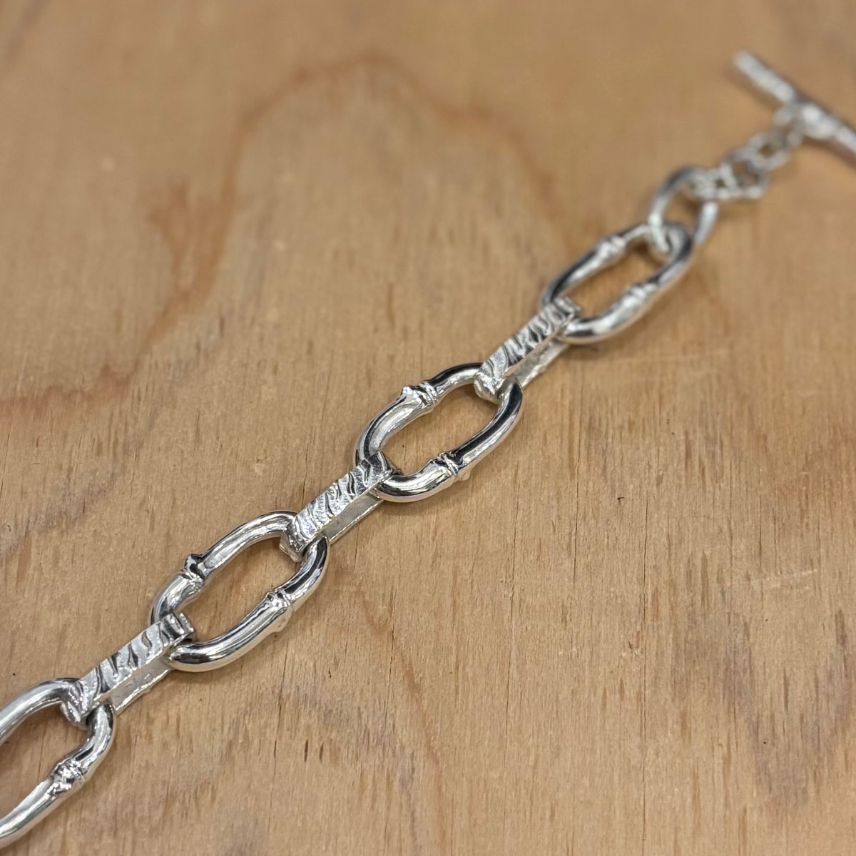 ほぼ新品　未着用　定価¥72600 シルバー　ブルーナボイン　竹虎ブレス ほぼ新品 未着用 定価¥72600 シルバー ブルーナボイン 竹虎