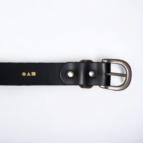 Leather Belt <black> 【○△□】