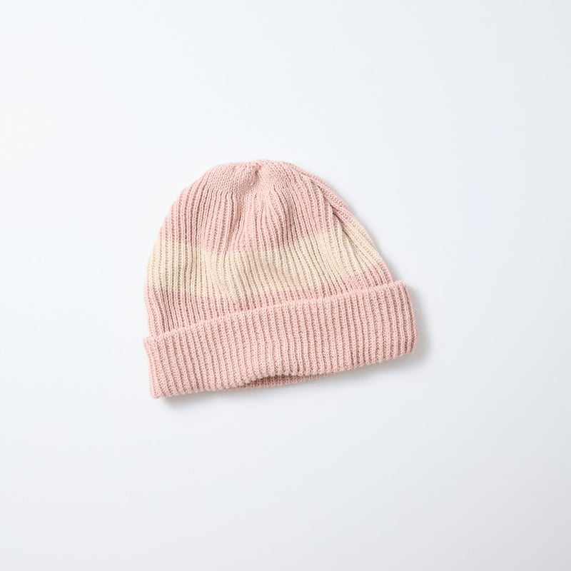 COTTON FLAX STRIPE BEANIE 【Rototo】 | CLOTH+CROSS