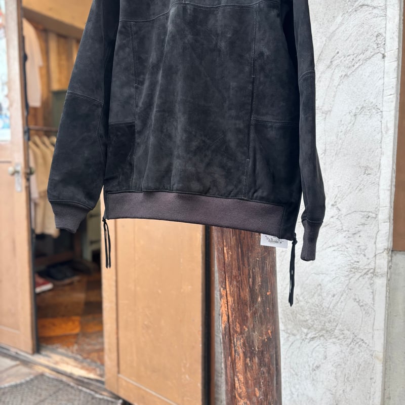 BEHATI 2号 <black>【BRU NA BOINNE】レザー/プルオーバー | CL
