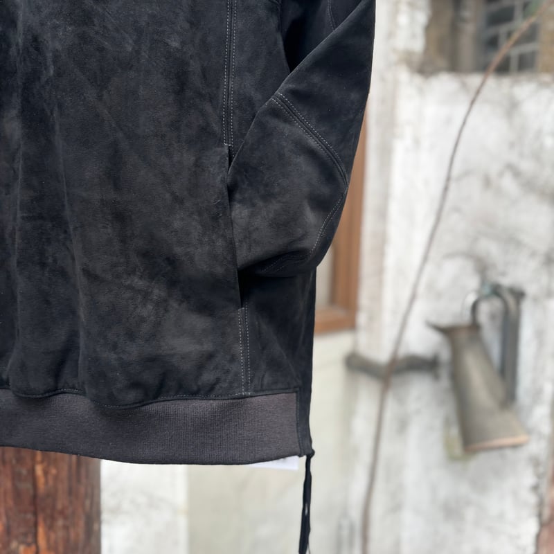 BEHATI 2号 <black>【BRU NA BOINNE】レザー/プルオーバー | CL