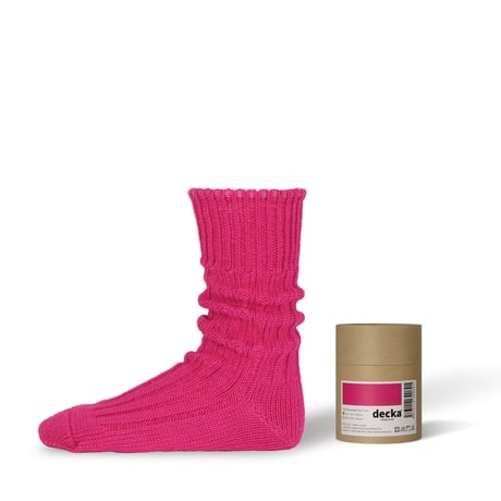 Cased Heavyweight Plain Socks -2nd Collection- 【Decka】