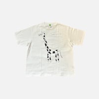 GIRAFFE S/S TEE <white>【warau】