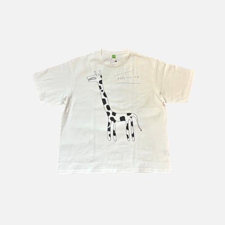 GIRAFFE S/S TEE <white>【warau】
