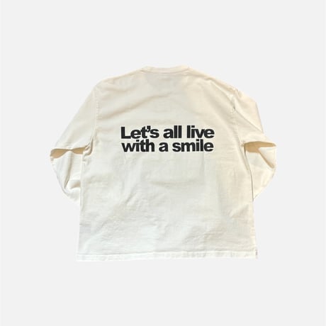 Warau L/S TEE <white>【warau】