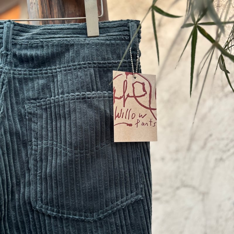 h*y様 Willow Pants DEADSTOCK FABRIC Strip XCVI Women's Willowy Wide Leg Stretch Poplin Pant Charcoal Pants