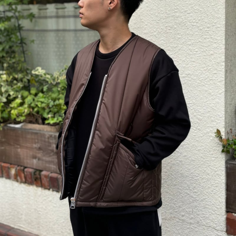 Necessary or Unnecessary 中綿　ベスト　リップストップ Necessary or Unnecessary 中綿 ベスト リップストップ