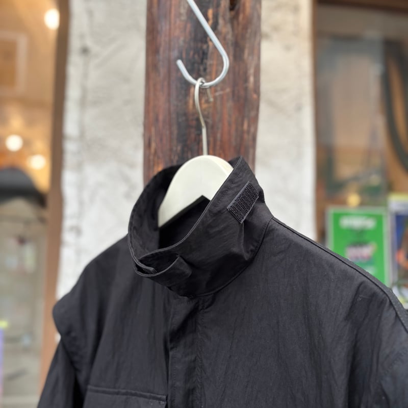 BRU NA BOINNE ブラック 長袖シャツ M 新品未使用 パラドックスZIPシャツ <black> 【BRU NA BOINNE】 | CLOTH+CROSS