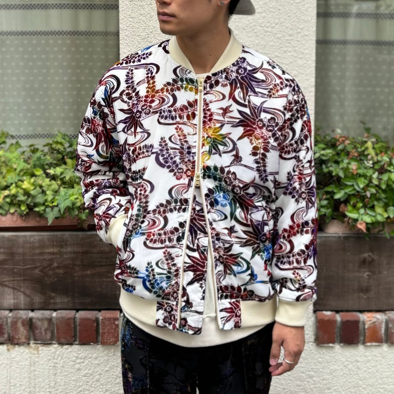 RYUKYU DYEING VELVET SKA-JUMPER 【Tuitaci】【朔】 | 