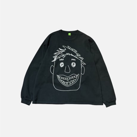 Warau L/S TEE <black>【warau】