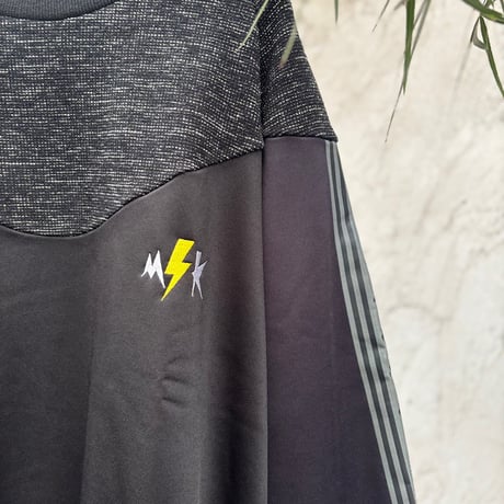 MK-24A-C-CHAPPPIE-SWEAT TYPE-E(BLACK x GRAY)【masterkey】
