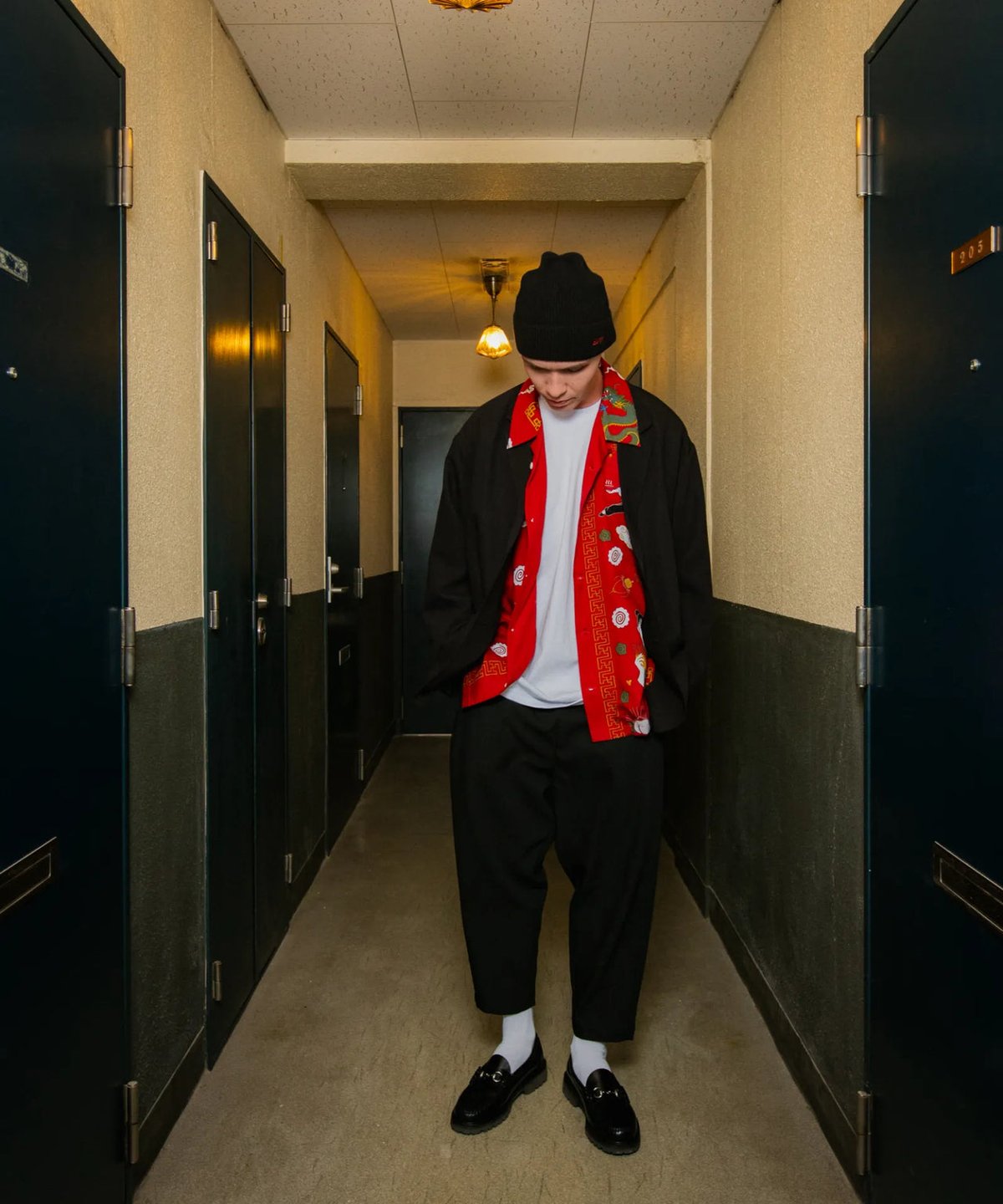 LOOSE BOY JACKET / BLACK 【Eanbe】 | CLOTH+CROSS