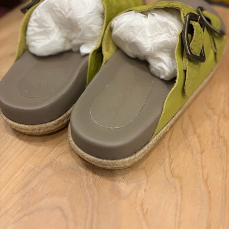 CC DOUBLE STRAP LEATHER SANDAL 【ChahChah】サンダル/夏