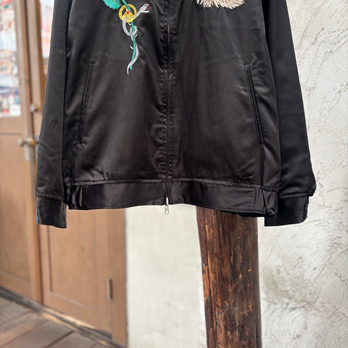 BRU NA BOINNE Chicken Heart 刺繍スカジャン BRU NA BOINNE Chicken