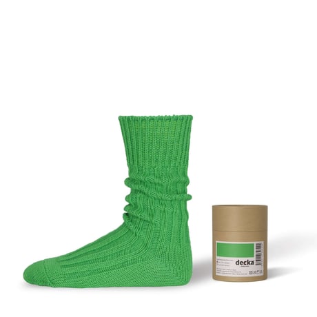 Cased Heavyweight Plain Socks -4th Collection- 【Decka】
