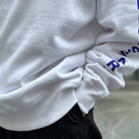 NOUN/TATE SWEAT <white> 【Necessary or Unnecessary】