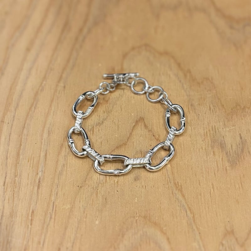 ほぼ新品　未着用　定価¥72600 シルバー　ブルーナボイン　竹虎ブレス ほぼ新品 未着用 定価¥72600 シルバー ブルーナボイン 竹虎