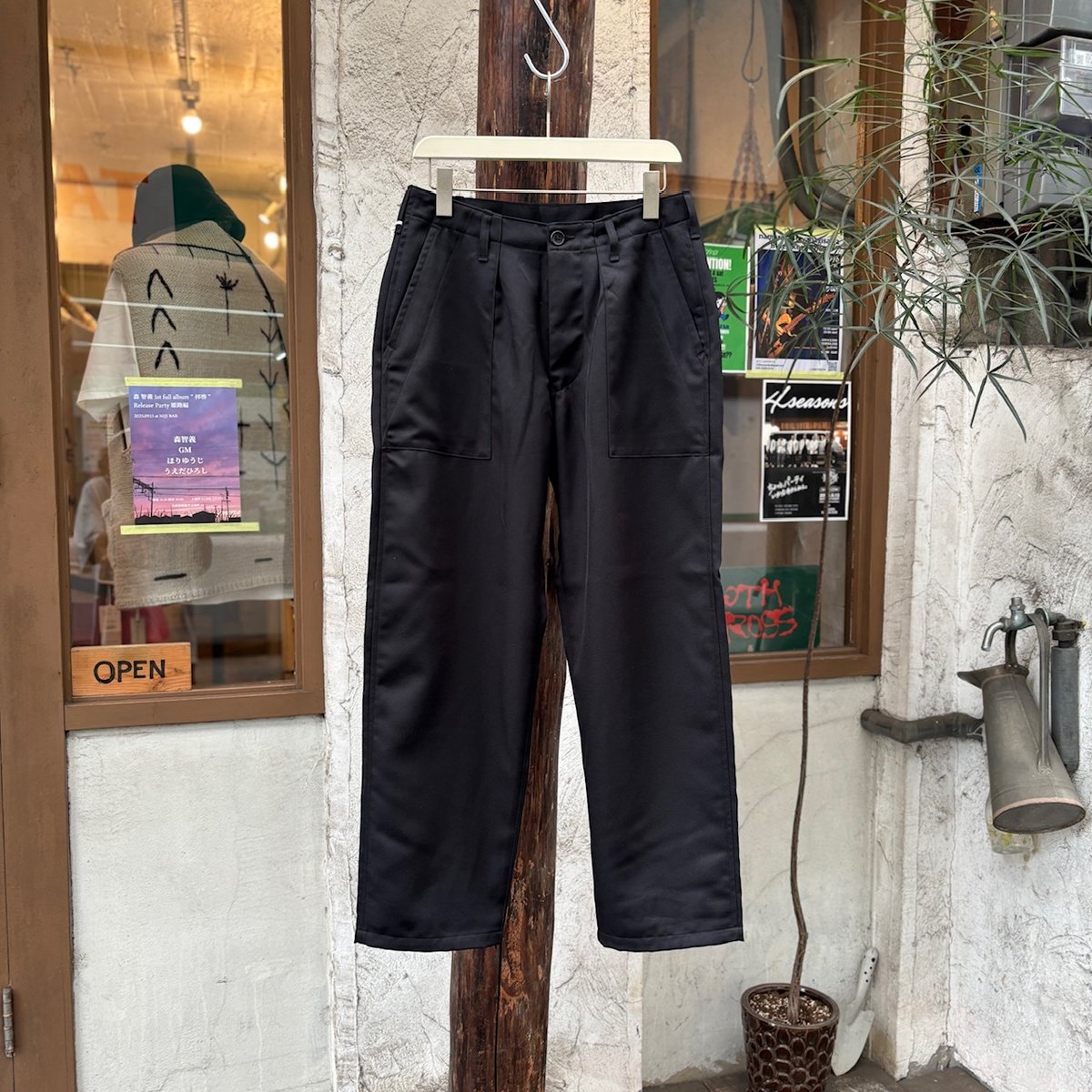 ギバーパンツ2号 <black> 【BRU NA BOINNE】 | CLOTH+CROSS