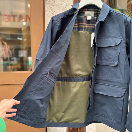 "TREE W JACKET” <navy> 【THE UNION】 【THE FABRIC】