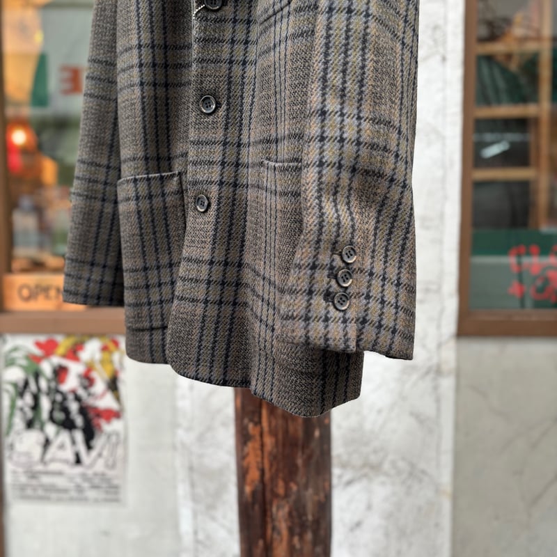 P-032 <gray check> 【Willow pants】 | CLOTH+CROSS