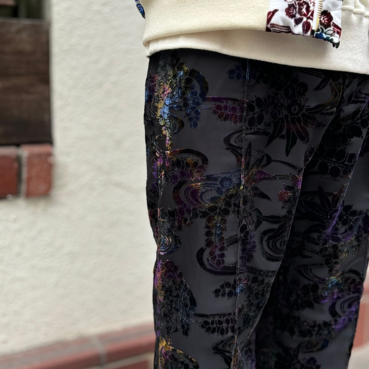 RYUKYU DYEING VELVET PANTS 【Tuitaci】【朔】 | CLOTH RYUKYU DYEING VELVET PANTS 【Tuitaci】【朔】 | CLOTH
