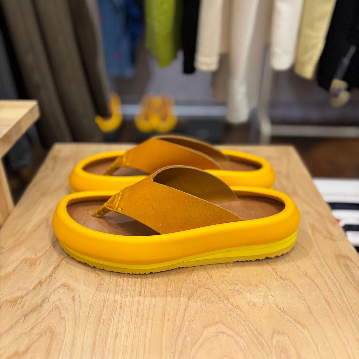 SPOILER LEATHER SANDALS【MODORIKAWA RYO】 | CLOTH