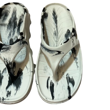 RIVA MARBLE WHT+BLACK 【doubleu】
