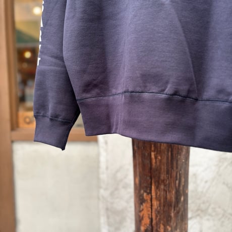 NOUN/TATE SWEAT <navy> 【Necessary or Unnecessary】