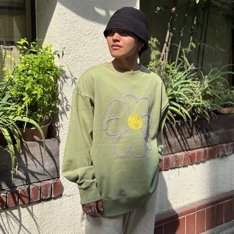 CLOTH & CROSS【COFFEE】 ロゴTシャツ （オリーブ） OLIVE des OLIVE（オリーブデオリーブ）の「PLAYFUL Tシャツ