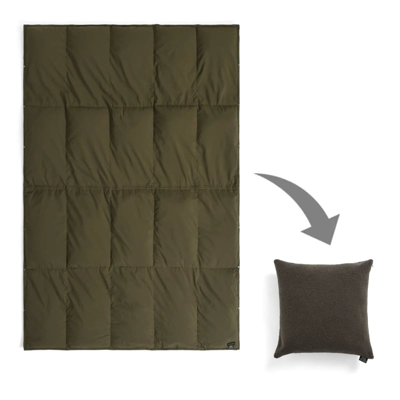 ルームダウン 超軽量 800FP 羽毛布団 クッションカバー付き