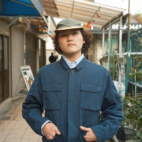 "TREE W JACKET” <navy> 【THE UNION】 【THE FABRIC】