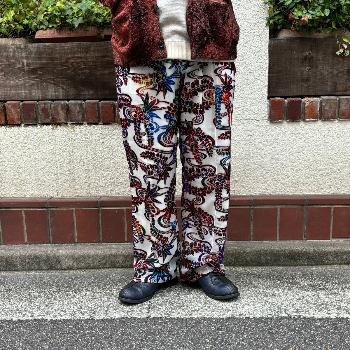 RYUKYU DYEING VELVET PANTS 【Tuitaci】【朔】 | CLOTH RYUKYU DYEING VELVET PANTS 【Tuitaci】【朔】 | CLOTH