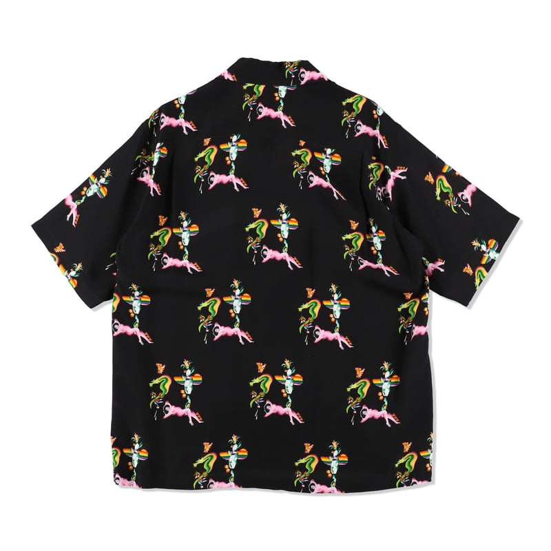 RED LIGHT ALOHA SHIRTS 【Tuitaci】【朔】 | CLOTH+CROSS