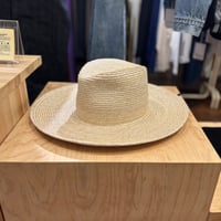 Straw Long Brim Center Crease <ivy>【bocodeco】