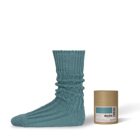 Cased Heavyweight Plain Socks -3rd Collection- 【Decka】