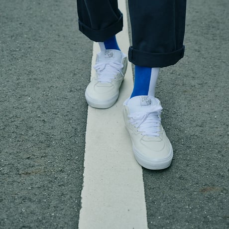 LIXTICK TWOFACE SOXii 2PACK (B) TFS-003 (BLUE / WHITE & ORANGE)【LIXTICK】