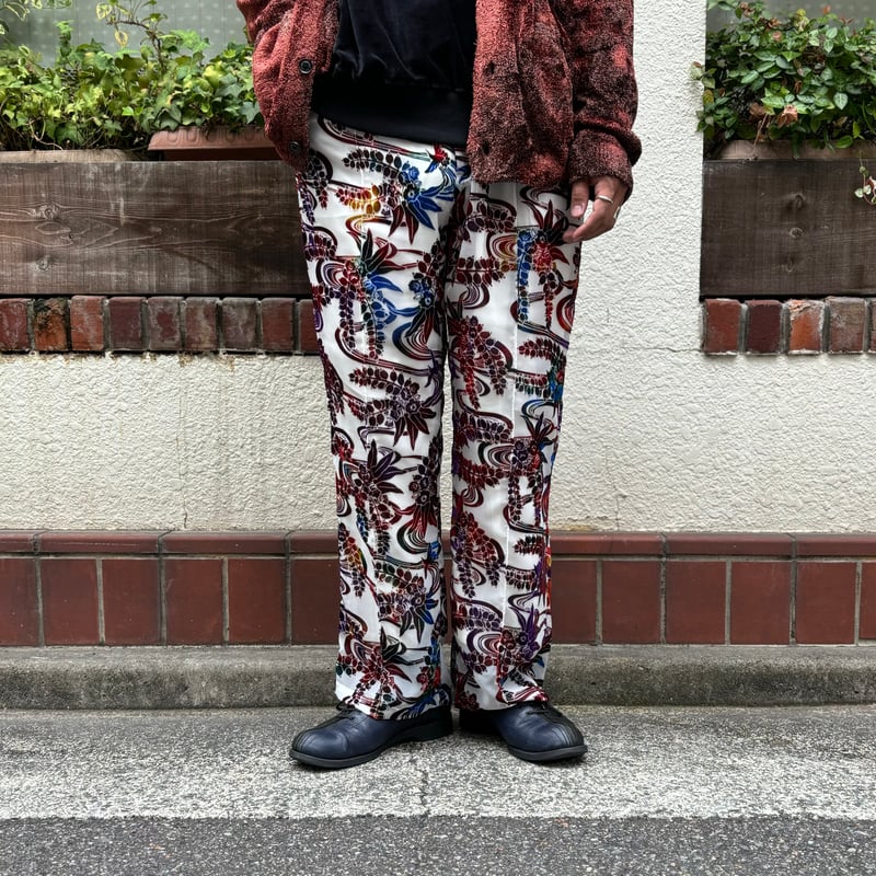RYUKYU DYEING VELVET PANTS 【Tuitaci】【朔】 | CLOTH RYUKYU DYEING VELVET PANTS 【Tuitaci】【朔】 | CLOTH