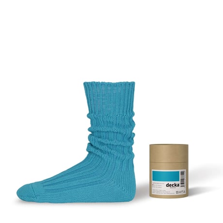 Cased Heavyweight Plain Socks -5th Collection- 【Decka】