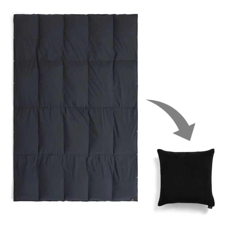 ルームダウン 超軽量 800FP 羽毛布団 クッションカバー付き