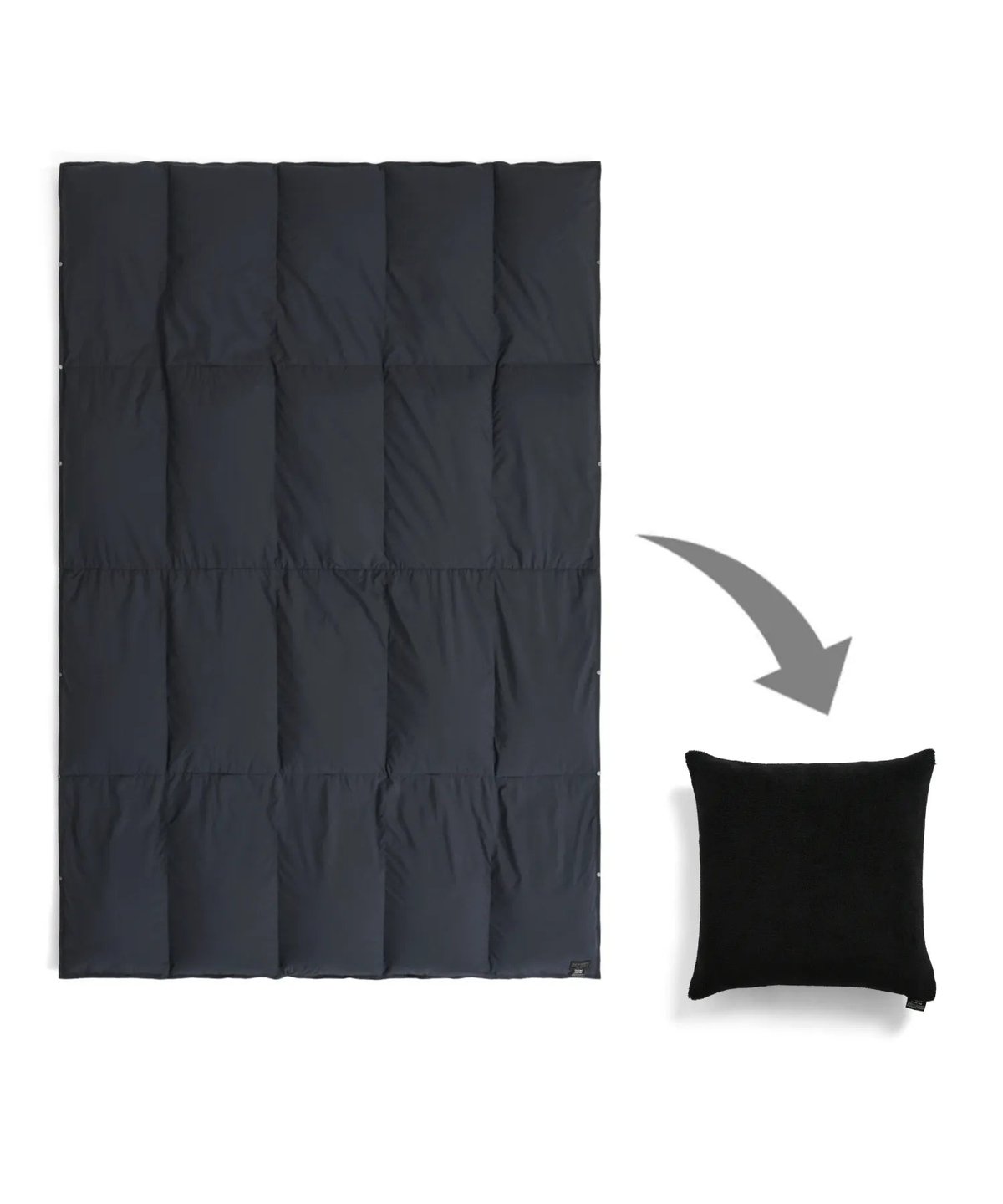 ルームダウン 超軽量 800FP 羽毛布団 クッションカバー付き