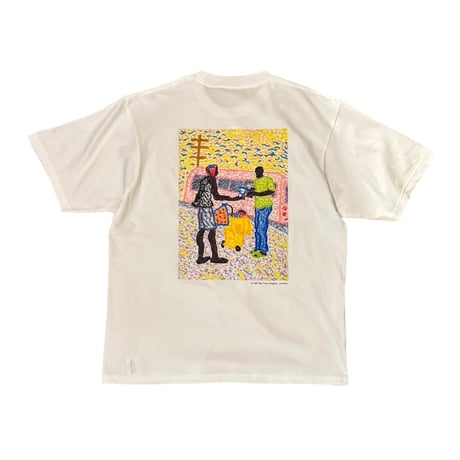"JAMAICAN SCENE" T-SHIRTS <white>【THE UNION】 【THE FABRIC】
