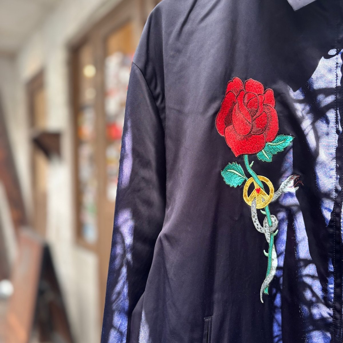 BRU NA BOINNE Chicken Heart 刺繍スカジャン BRU NA BOINNE Chicken Heart 刺繍スカジャン H104423587 特別