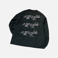 Tori Tora L/S TEE <black>【warau】