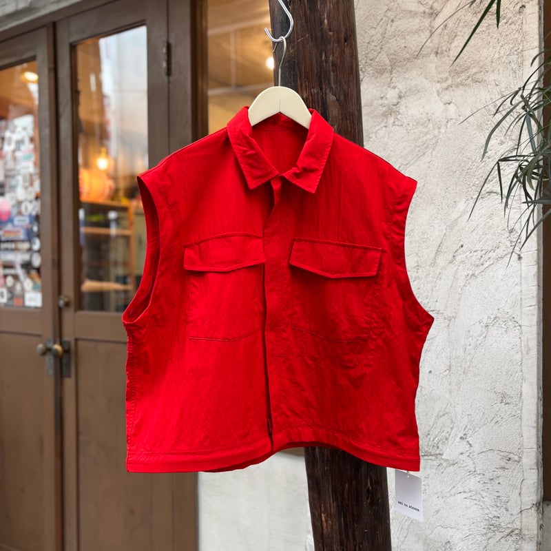 パラドックスZIPシャツ <red> 【BRU NA BOINNE】 | CLOTH+CROSS