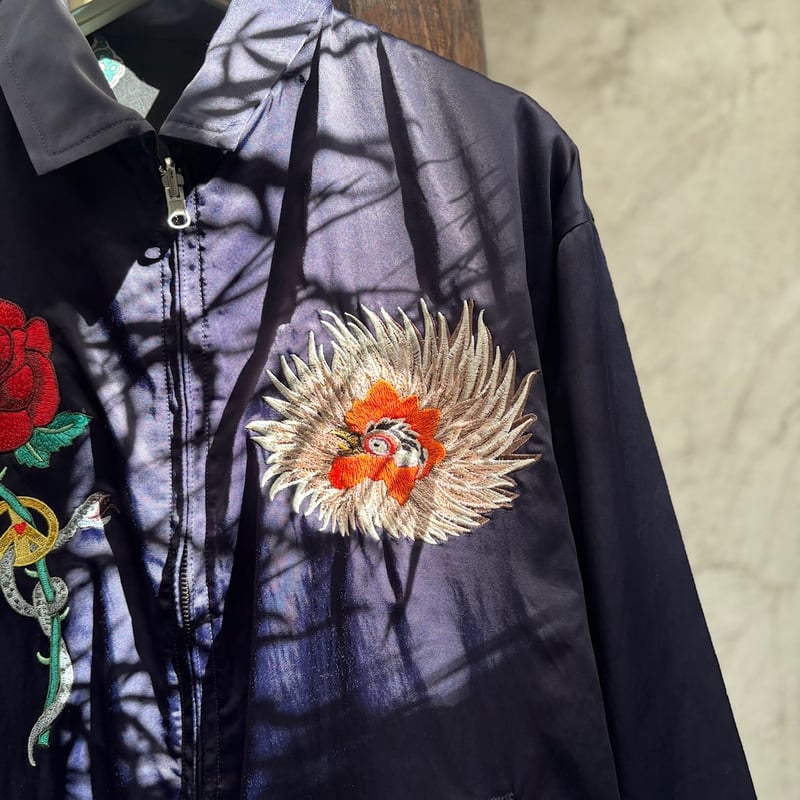 CHICKEN HEART JUMPER <navy> 【BRU NA BOINNE】 | C