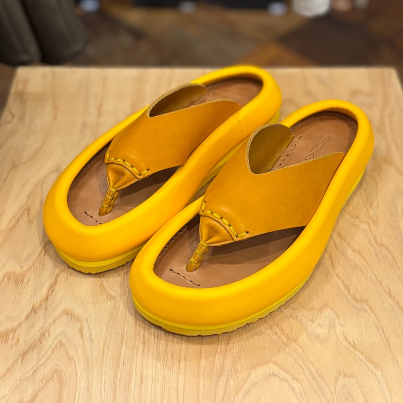 靴 MIDORIKAWA RYO Spoiler leather sandal MIDORIKAWA RYO【ミドリカワリョウ】spoiler leather sandal 